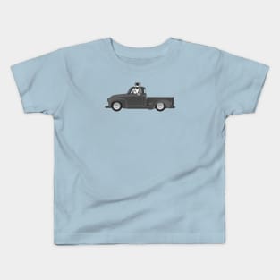 Dog and Car SCHNAUZER Kids T-Shirt